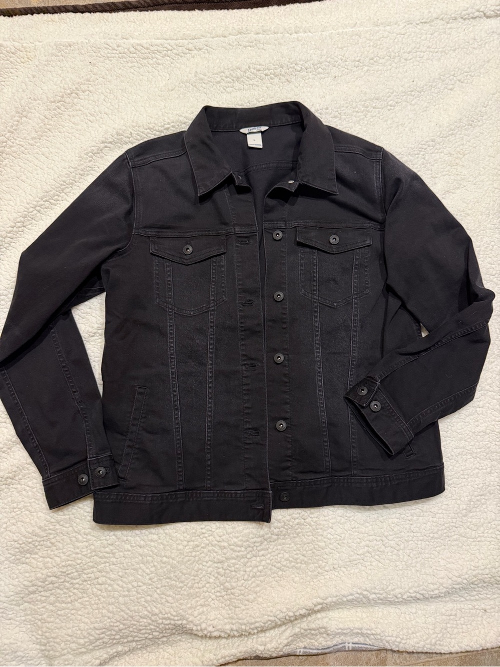 Duluth Trading Co Black Women's Denim Jacket L